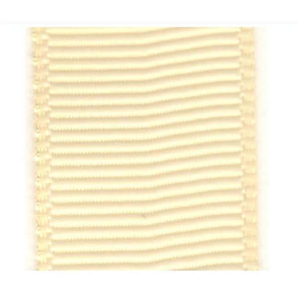 Papilion R074200060815100Y .25 in. Grosgrain Ribbon 100 Yards - Cream R074200060815100Y - main